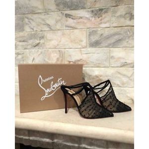 Christian Louboutin black heels size 38.5.